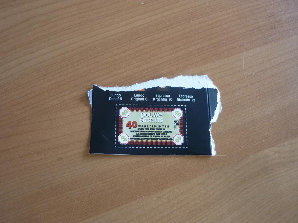 Gratis Douwe Egberts 40+5 waardepunten, Verzamelen, Supermarktacties, Ophalen of Verzenden