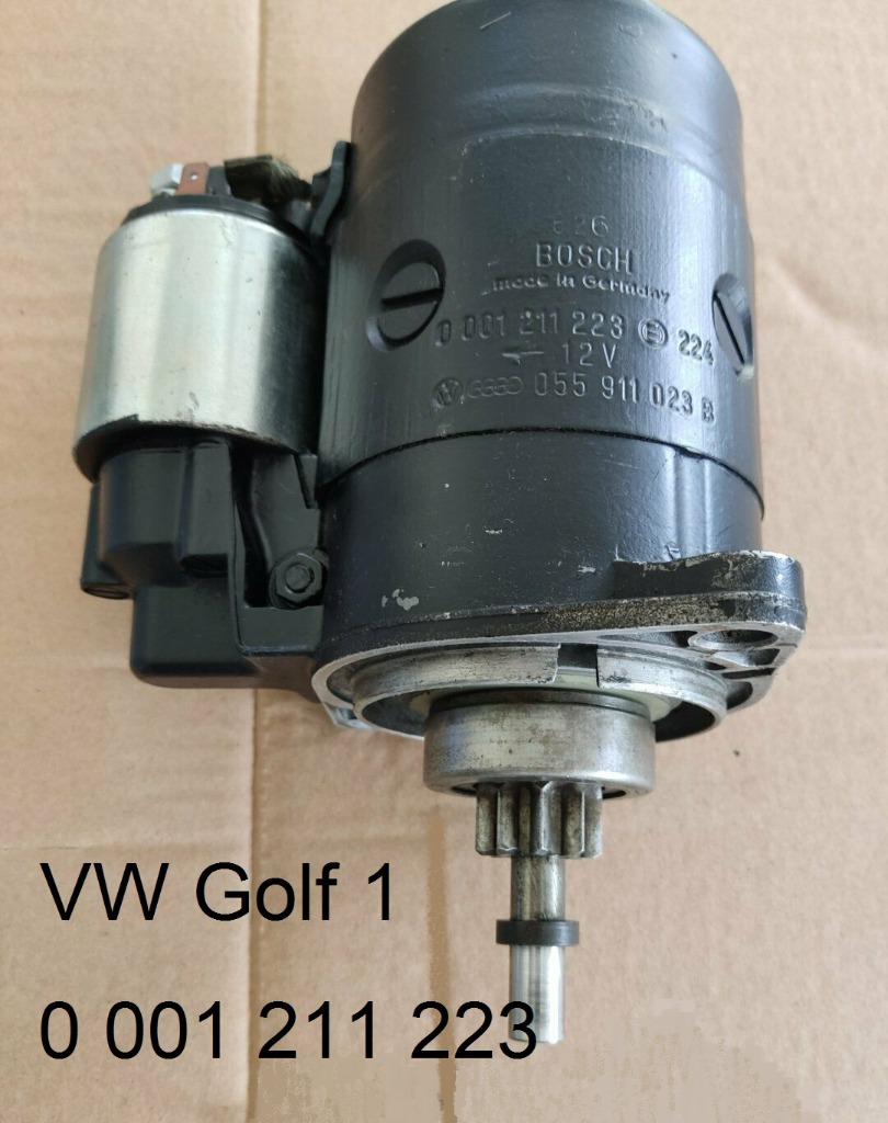 Startmotor Bosch VW Golf 1, Jetta1, Sirocco 1, 0001211223, Auto-onderdelen, Ophalen of Verzenden, Gereviseerd, Volkswagen