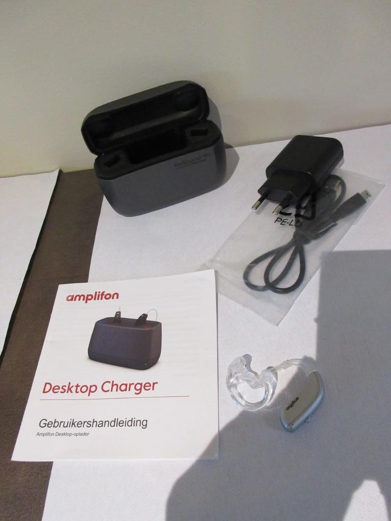 1 appareil auditif AMPLIFON avec chargeur oreille droite, Enlèvement