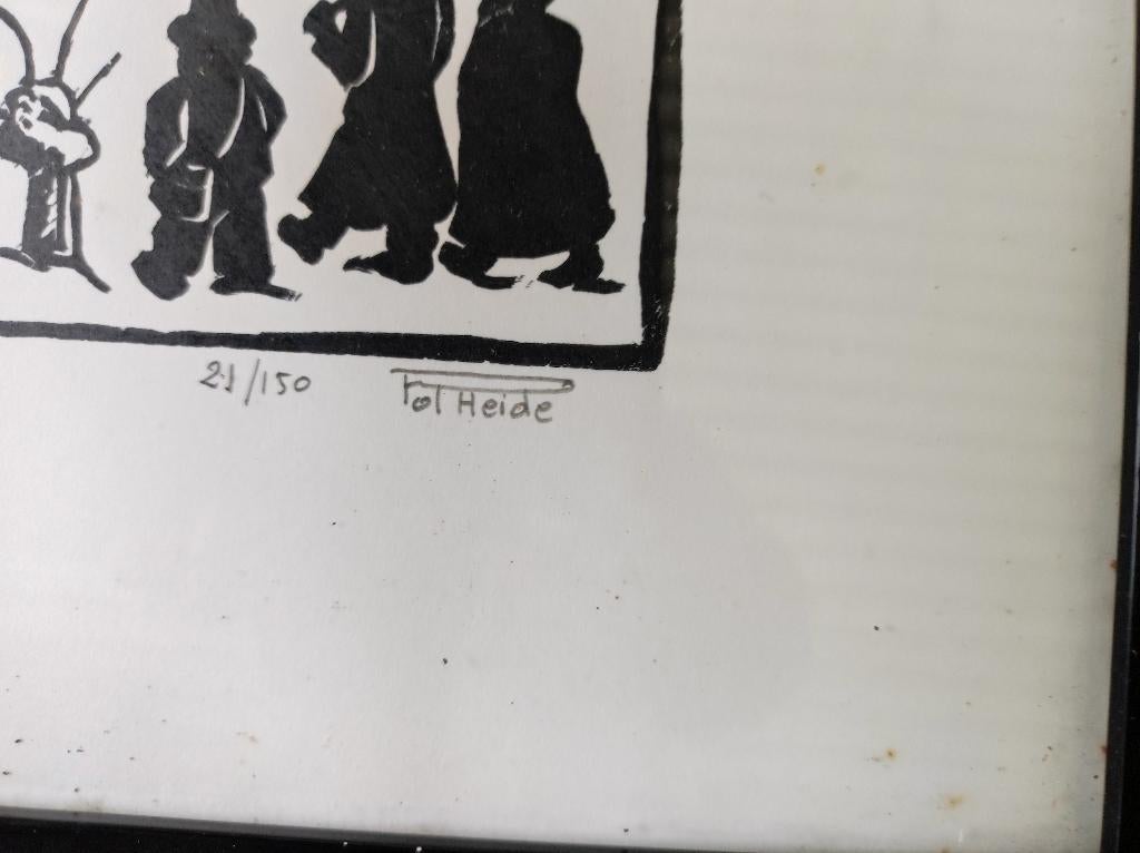 Litho's Pol Heide, Antiek en Kunst, Ophalen of Verzenden