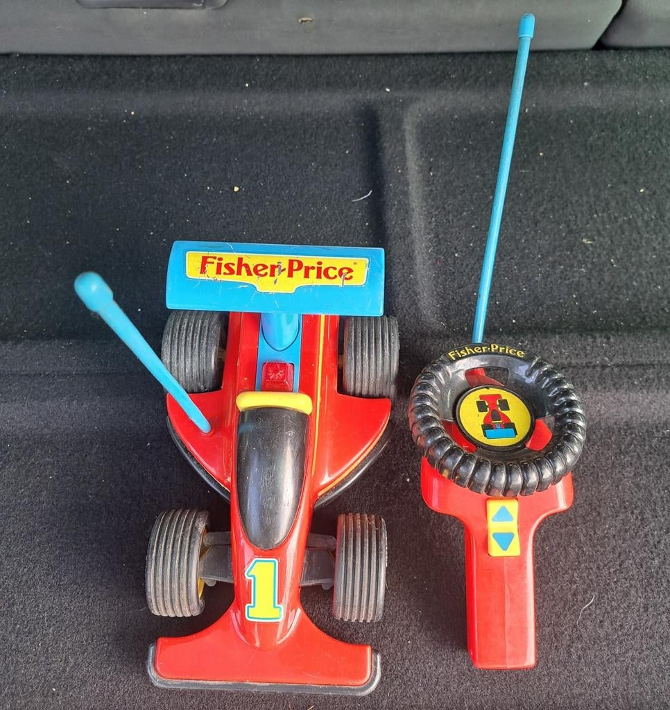Ancienne voiture télécommandée Fisher Price 1992, Comme neuf