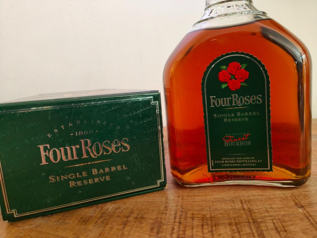 Four Roses Single Barrel Reserve, Rare! Bottled 1990 - 43%, Overige gebieden, Overige typen, Nieuw, Ophalen of Verzenden