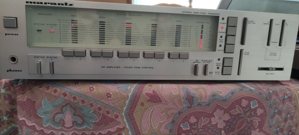 MARANTZ STEREOVERSTERKER PM520DC, Ophalen of Verzenden, Zo goed als nieuw