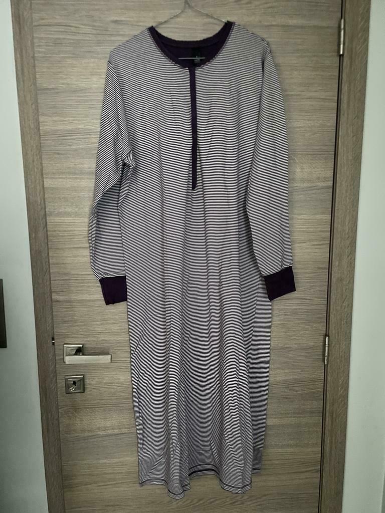 CALIDA chemise de nuit M -38-40 mauve lignées, Comme neuf