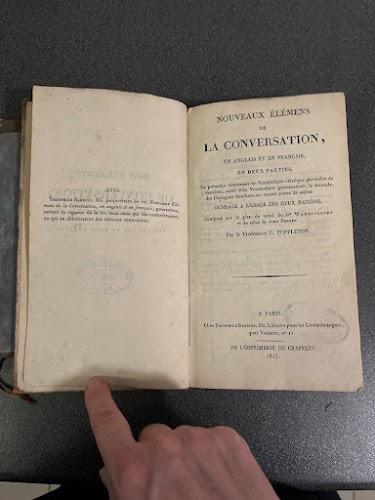 Livre ancien (1815) - Exemplaire unique du College Roeselare, Antiquités & Art, Antiquités | Livres & Manuscrits, Enlèvement ou Envoi