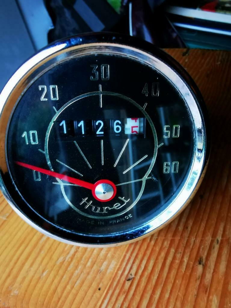 Ronde Huret km/u teller in nieuwstaat puch, tomos of....., Enlèvement ou Envoi, Comme neuf, Autres types, Autres marques