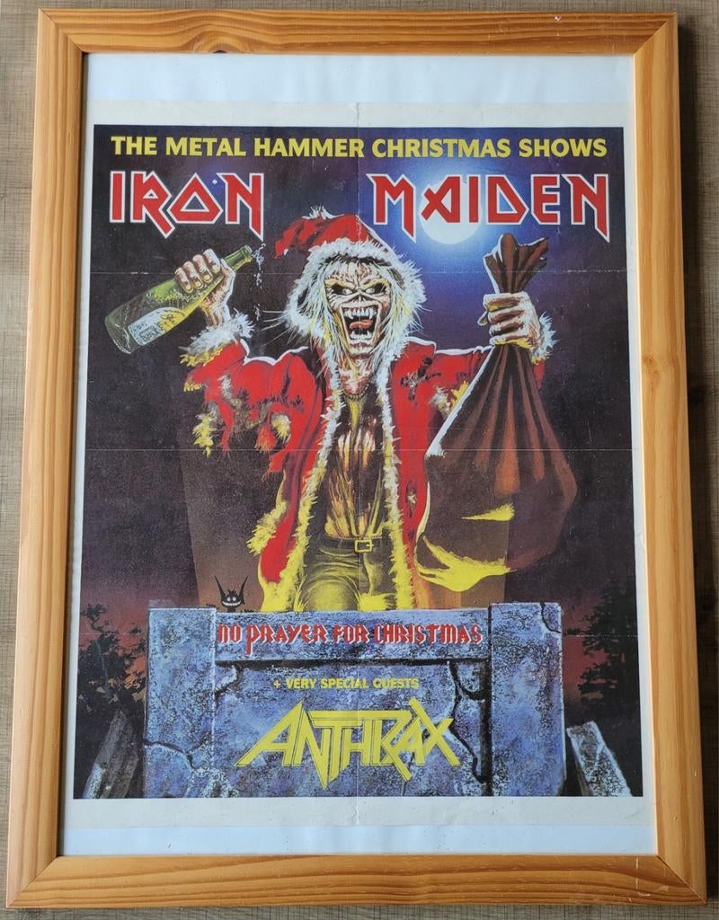 Iron Maiden: grote poster, ingekaderd, Ophalen, Gebruikt, Poster, Artwork of Schilderij
