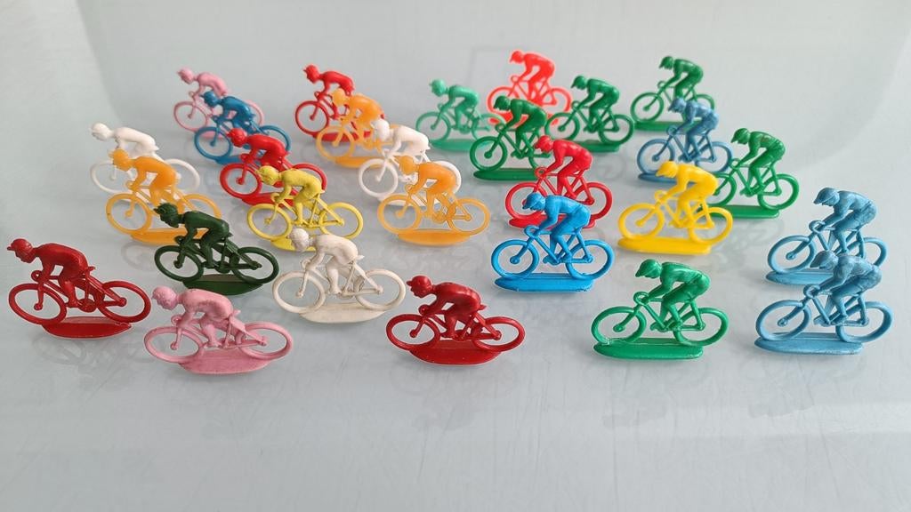 Cyclistes miniatures vintage., Enlèvement ou Envoi
