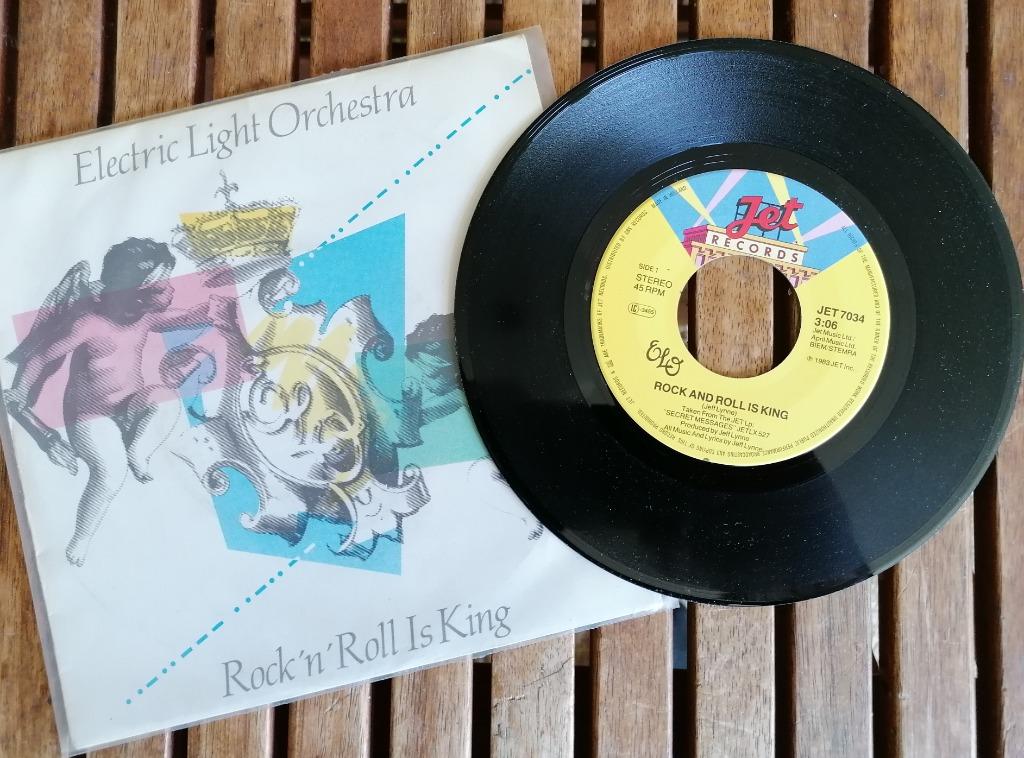 ELECTRIC LIGHT ORCHESTRA 45 T "ROCK'N'ROLL IS KING", Enlèvement, Utilisé, Autres formats, Pop rock