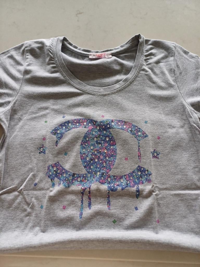 T shirt happy 13 maat S, Kleding | Dames, Ophalen of Verzenden, Zo goed als nieuw