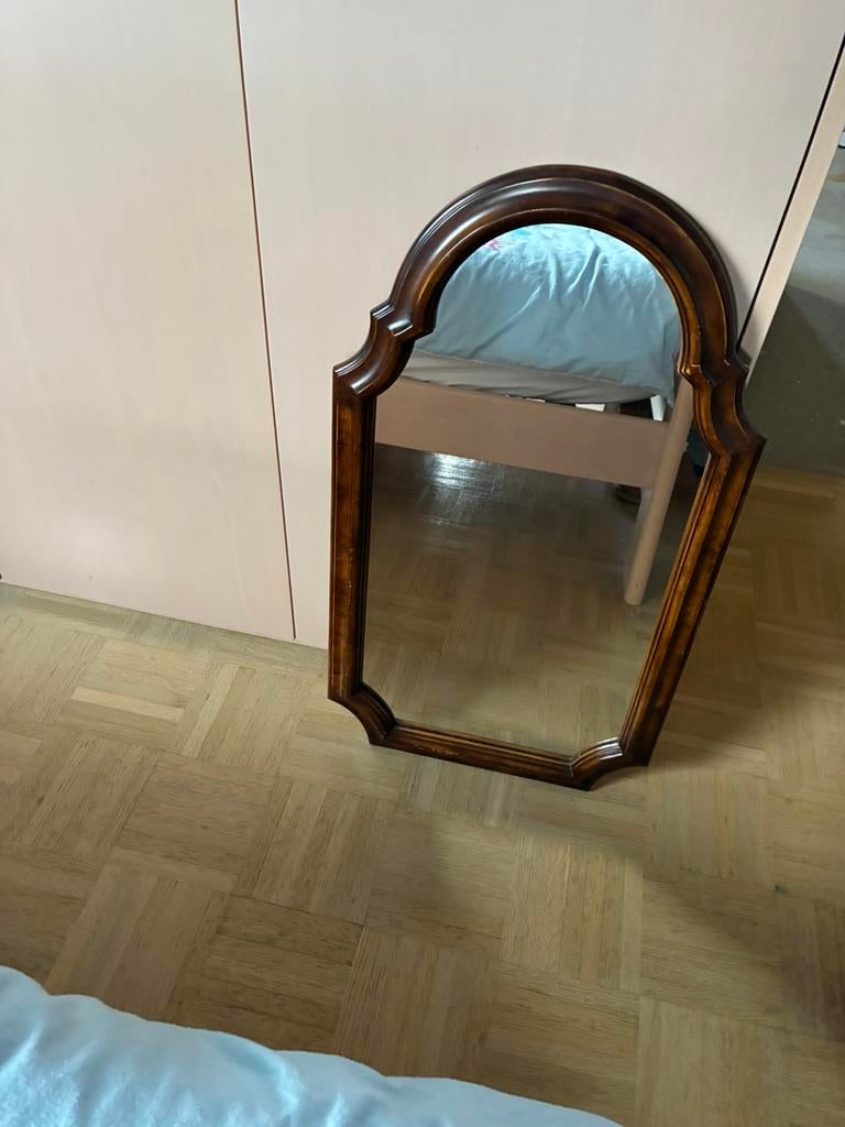 Spiegel houten lijst, Ophalen, Minder dan 50 cm, Gebruikt, Minder dan 100 cm