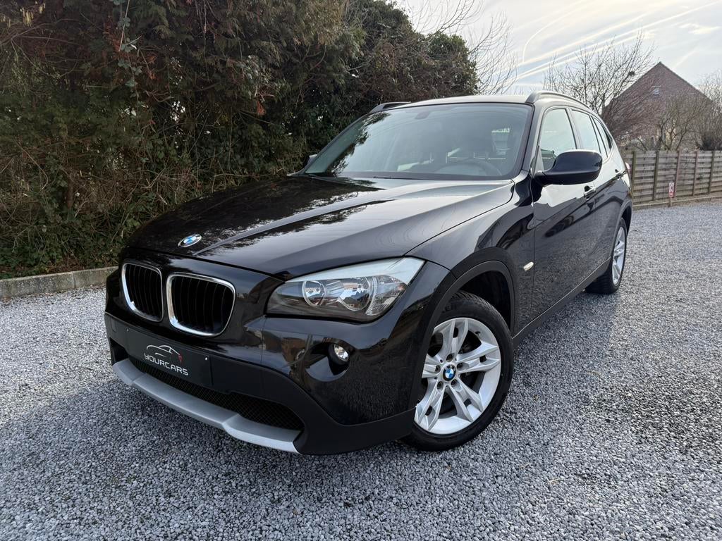 BMW X1 2.0d sDrive18, Auto's, Euro 5, Stof, 1995 cc, Zwart