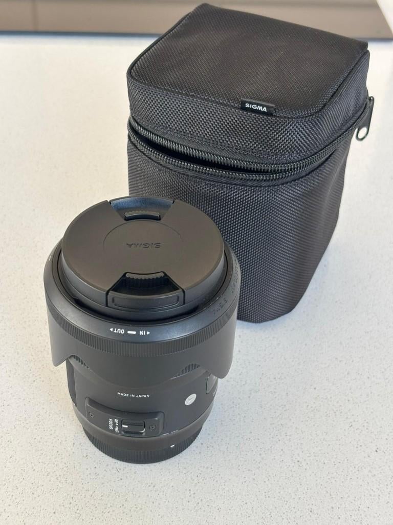 Sigma 35mm F/1.4 DG HSM Art Canon EF, Audio, Tv en Foto, Ophalen, Zo goed als nieuw, Groothoeklens