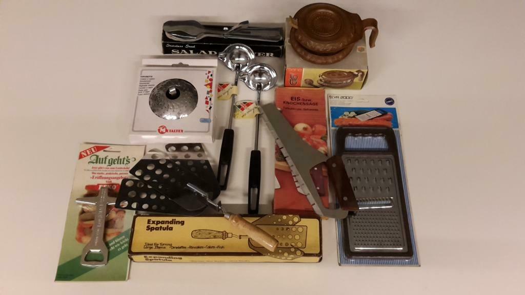 lot vintage keukenspullen in originele verpakking, Enlèvement ou Envoi