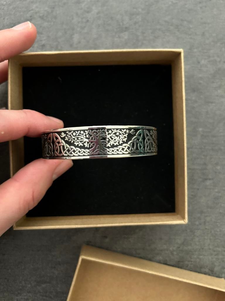 Keltische armband, IJzer of Staal, Nieuw, Ophalen of Verzenden, 17 tot 18