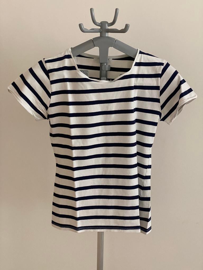 Gestreepte T-shirt Zara Collection Maat L, Kleding | Dames, T-shirts, Blauw, Zara, Maat 42/44 (L), Ophalen of Verzenden