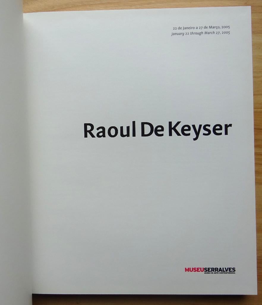 Raoul De Keyser, 2005 Serralves, Portugal,, Ophalen of Verzenden, Nieuw, Schilder- en Tekenkunst