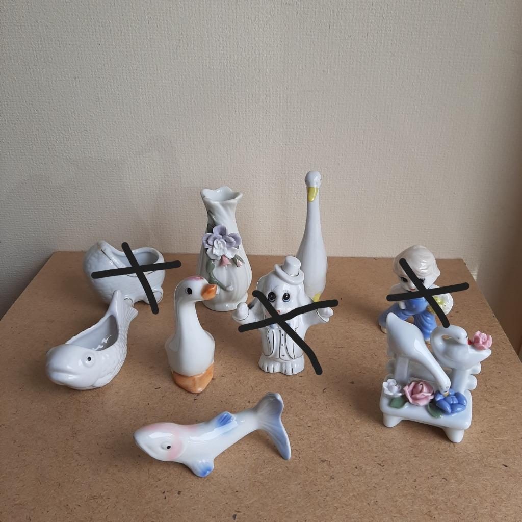Witte beeldjes, Ophalen of Verzenden, Dier