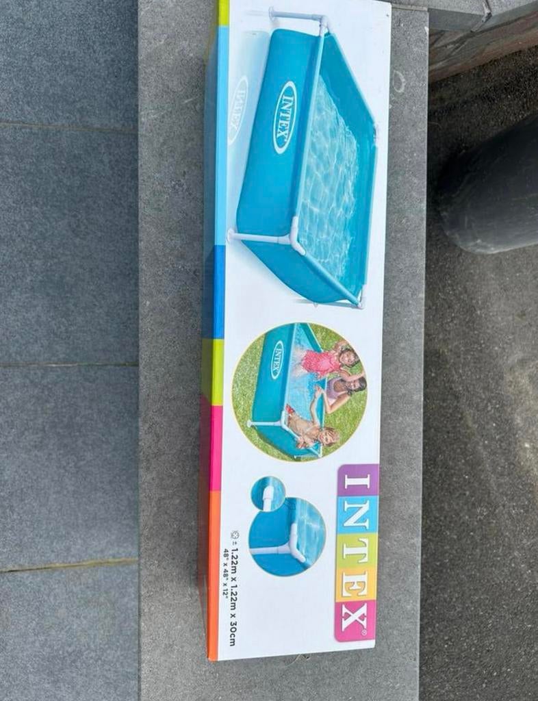 Intex kinderzwembad, Tuin en Terras, Minder dan 80 cm, Vierkant, Nieuw, Ophalen of Verzenden