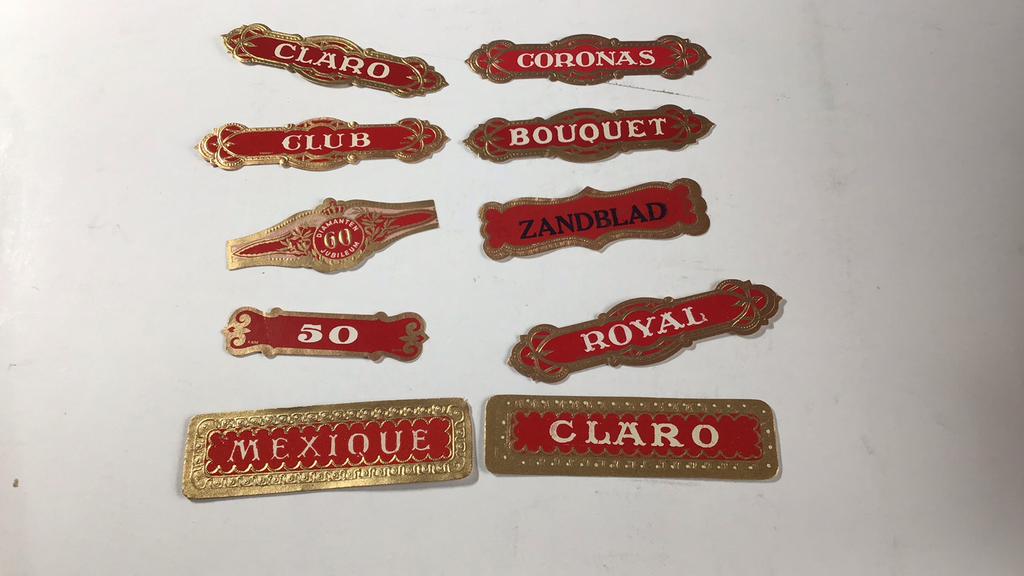 Bracelets à cigares spéciaux (k), Enlèvement ou Envoi, Comme neuf, Bagues de cigare