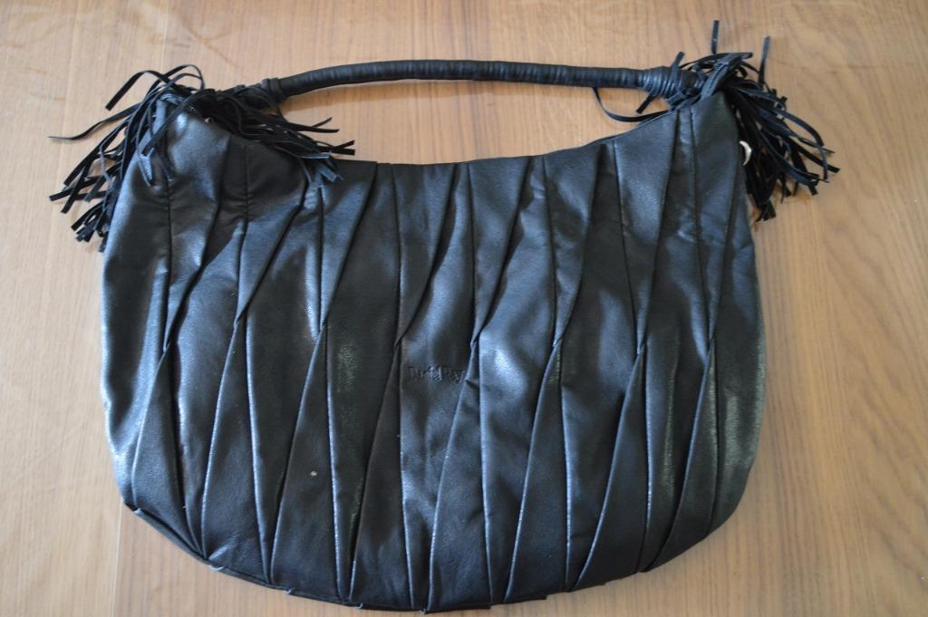 Daniel ray grote tas met franjes zwart 49 x 33 cm, Handtassen en Accessoires, Tassen | Damestassen, Ophalen of Verzenden, Gebruikt