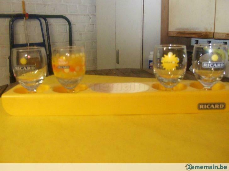 Ricard - Demi mètre + 4 verres, Nieuw
