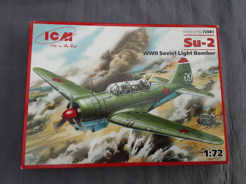 Modelvliegtuig ICM SU-2 WWII Sovjet light bomber 1/72 72081, Hobby en Vrije tijd, Modelbouw | Vliegtuigen en Helikopters, Nieuw