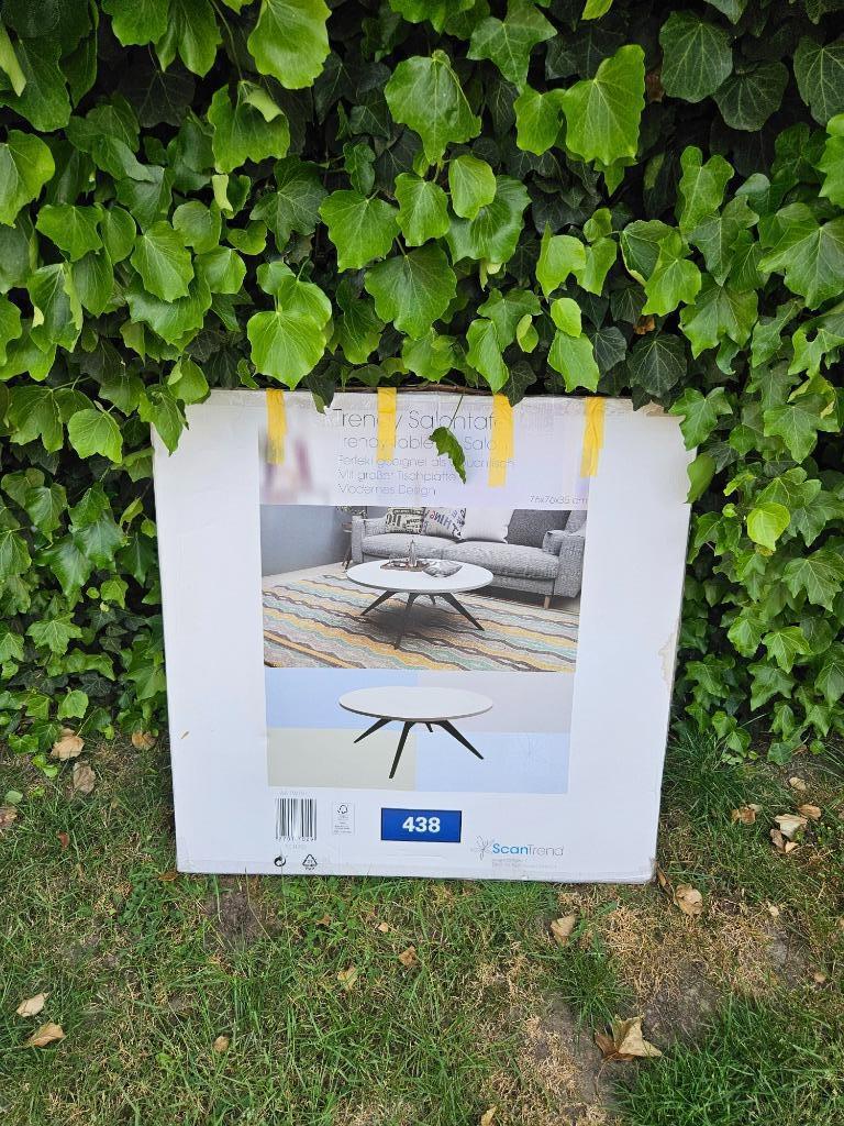 Tafel, Huis en Inrichting, Tafels | Eettafels, Ophalen, Gebruikt, Vier personen, Rond