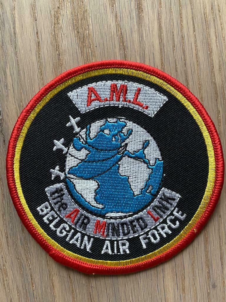 Belgian Air Force - A.M.L., Ophalen of Verzenden, Nieuw, Patch, Badge of Embleem