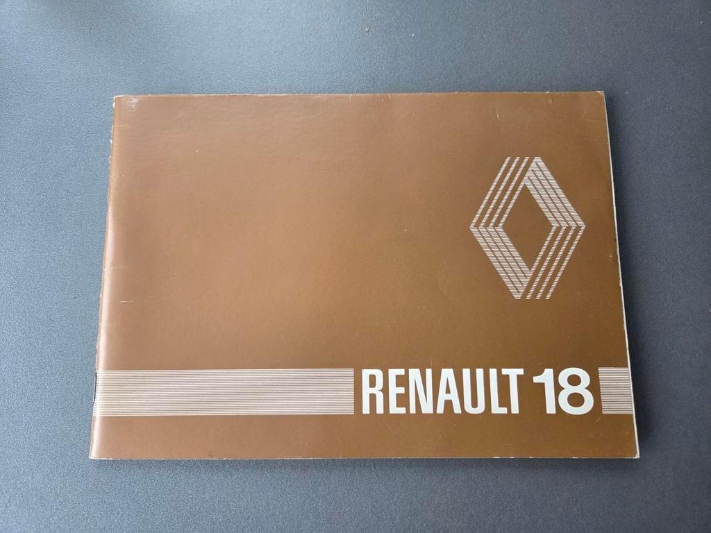Renault 18 R18 instructieboekje handleiding, Enlèvement ou Envoi