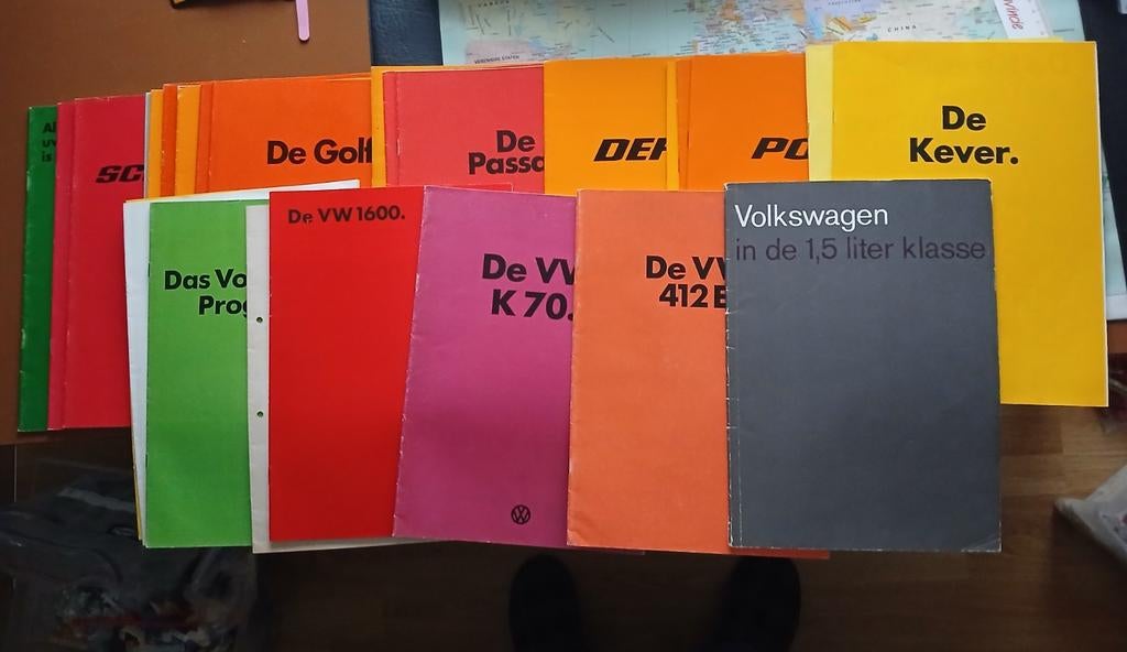 25 VW reclame boekjes, Ophalen