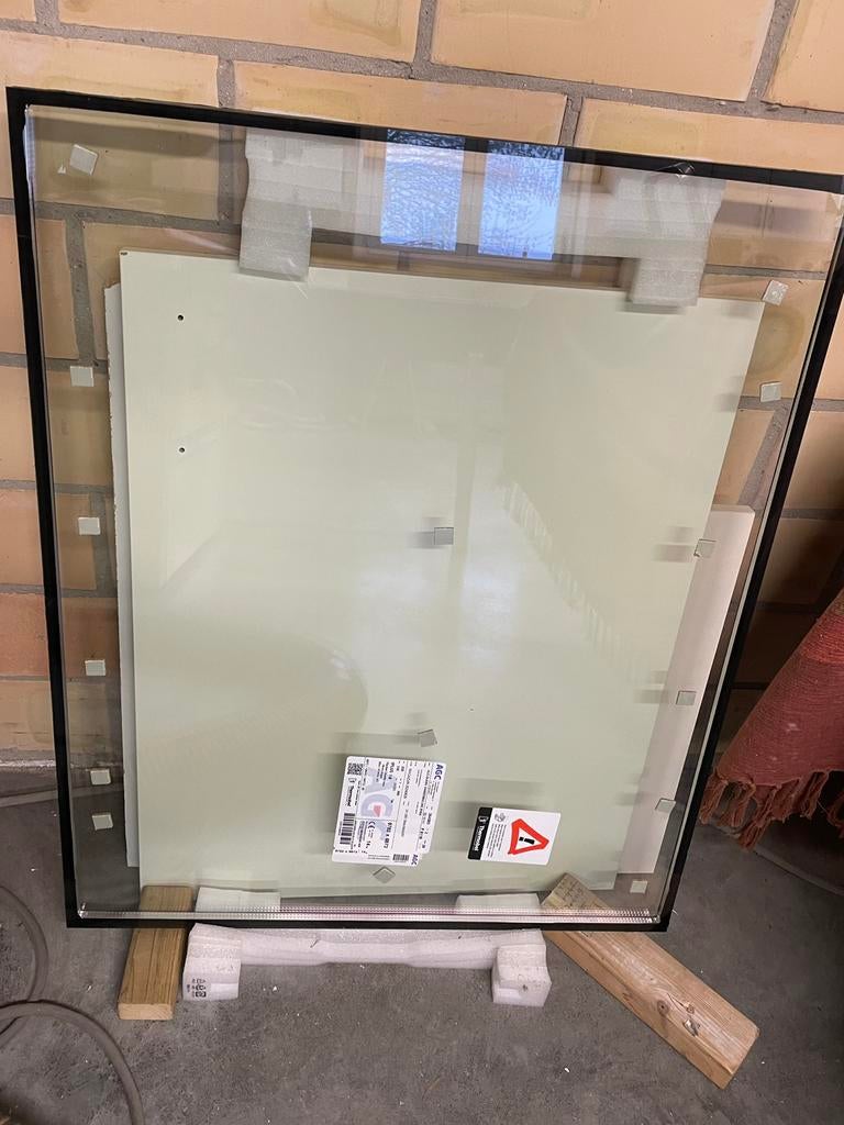 Nieuw dubbel glas 1.0 AGC Thermobel afmeting 702x873, Ophalen, Minder dan 80 cm, 80 tot 120 cm, Nieuw
