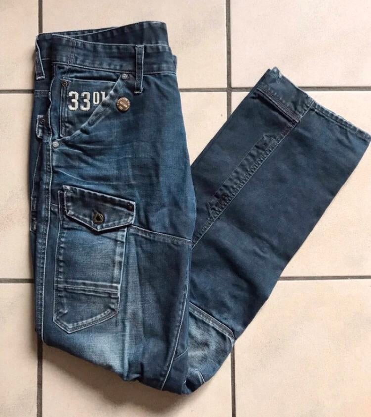 Heren Jeans G-Star Maat W32 L34, Nieuw, Blauw, Overige jeansmaten, G-star Raw