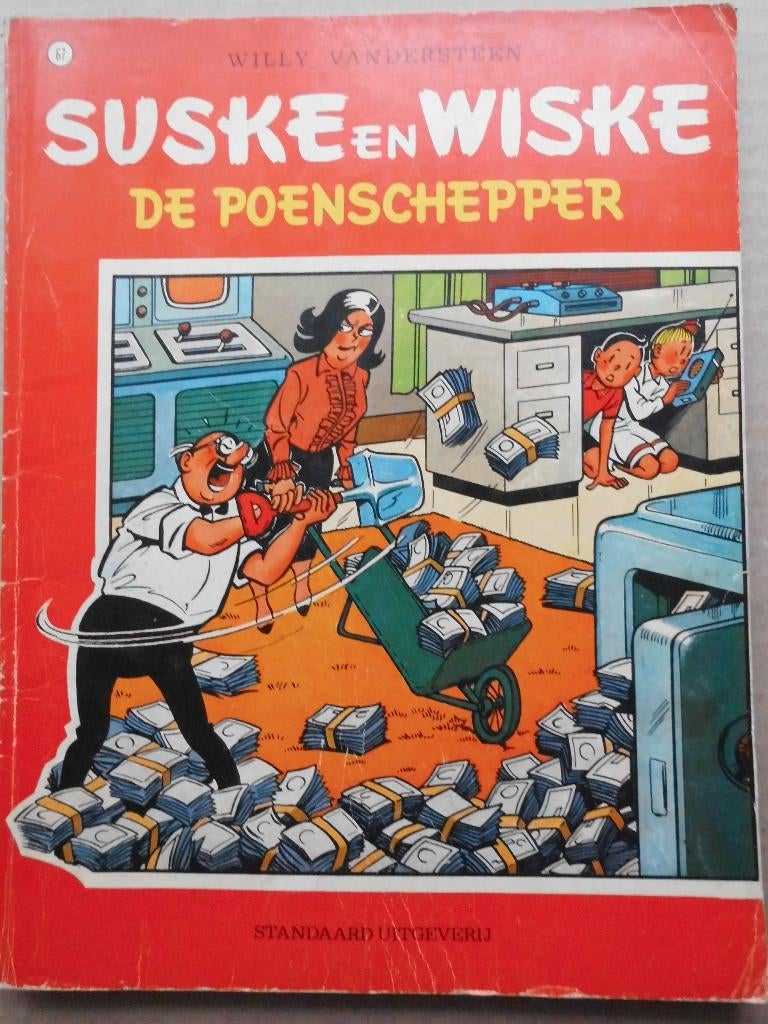 Suske en Wiske - De poenschepper, Boeken, Ophalen of Verzenden, Gelezen, Willy Vandersteen