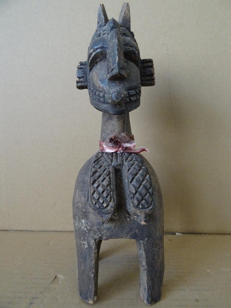 Afrikaans beeld Demba beeld Guinee-Conakry 29cm vintage 1970, Ophalen of Verzenden