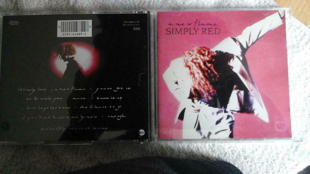 CD simply red  "new flame" avec livret photos    '94, Enlèvement ou Envoi