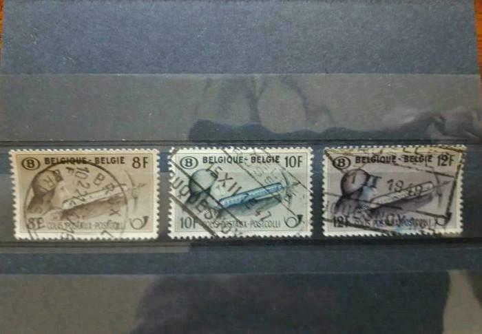 Te koop : Postpakketzegels TR295/297, Ophalen of Verzenden