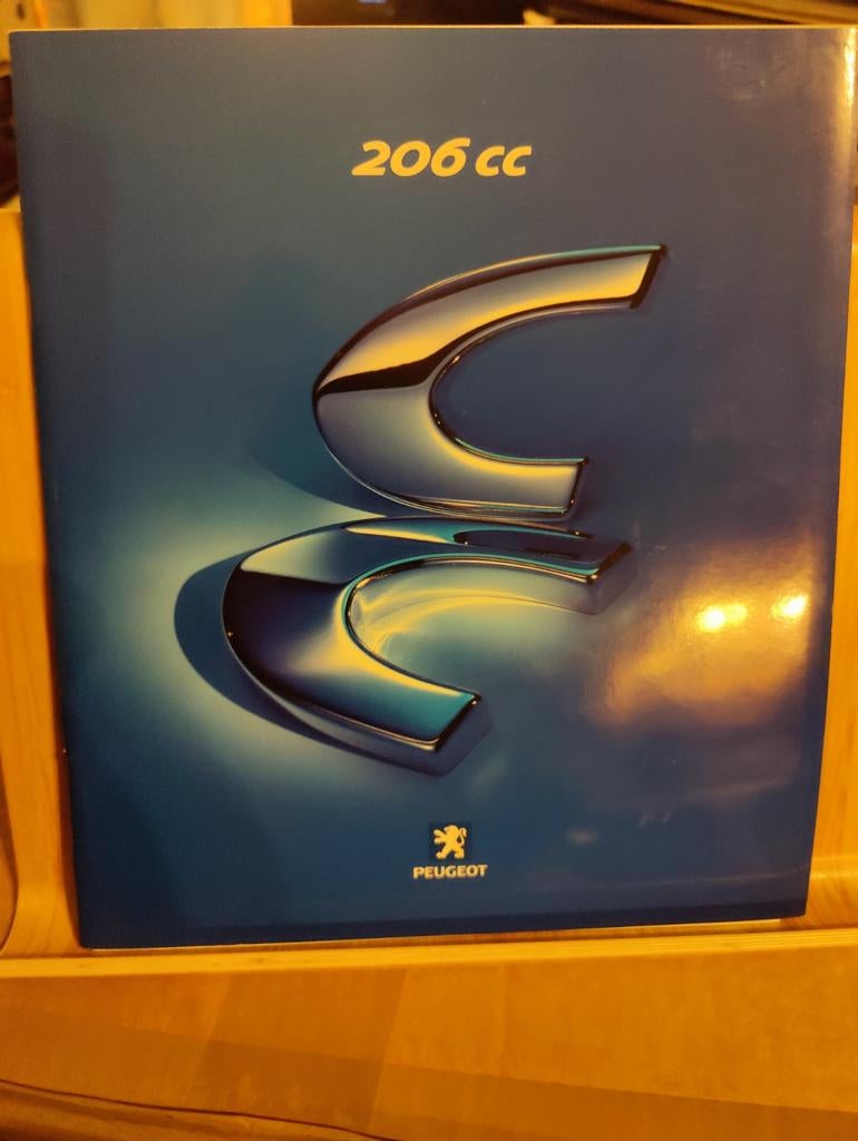 PEUGEOT 206 CC Catalogue, Livres, Enlèvement ou Envoi, Utilisé, Peugeot