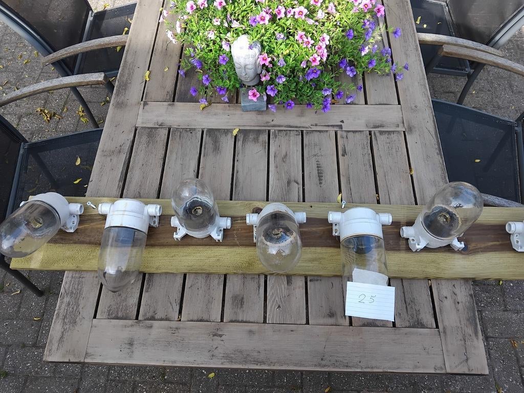 Vintage stallampen, Gebruikt, Ophalen of Verzenden, Led, Netvoeding