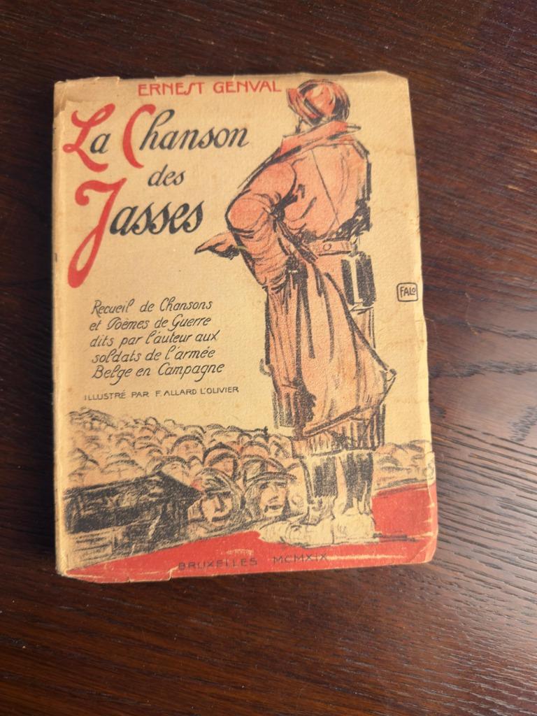 1914-1918 ABL LUIK GENT DOORNIK La chanson des Jasses., Verzamelen, Militaria | Tweede Wereldoorlog, Ophalen of Verzenden, Boek of Tijdschrift
