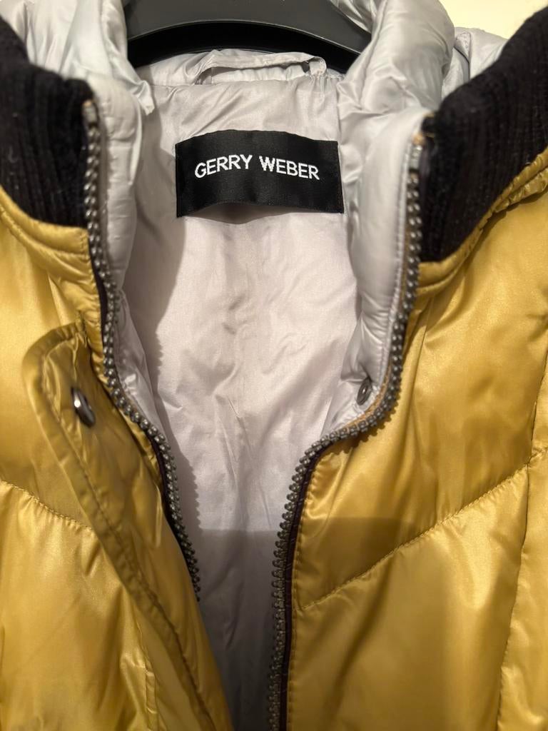 Mooie groene jas van Gerry Weber (B/F 40)., Ophalen, Zo goed als nieuw, Maat 38/40 (M), Groen