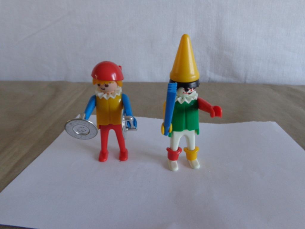 Playmobil clown - cirque/circus vintage - lot de 2 pièces, Enlèvement ou Envoi, Comme neuf, Playmobil en vrac
