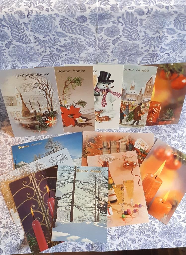 lot de 11 cartes postale neuve bonne années, Enlèvement ou Envoi, Neuf