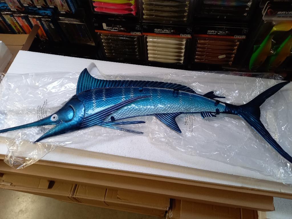 Mancave: Wanddecoratie...Marlijn/Tonijn/Mahi-Mahi enz.., Watersport en Boten, Hengelsport | Roofvissen, Ophalen of Verzenden, Nieuw