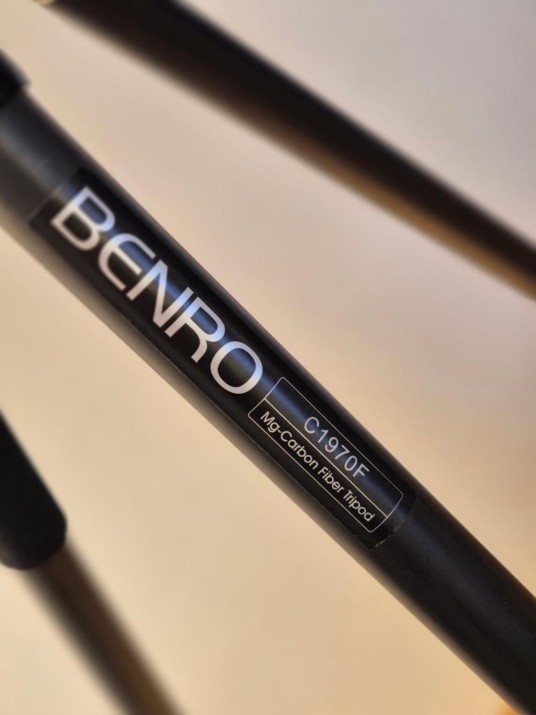 Trépied Benro Carbon Fiber, Enlèvement ou Envoi, Comme neuf, Moins de 150 cm, Trépied