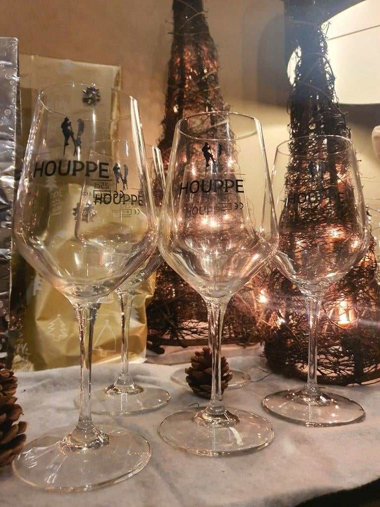 5 verres à pied HOUPPE 25cl [Namur], Ophalen, Zo goed als nieuw