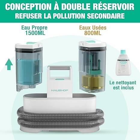 Nettoyeur de tapis portable | 450 W | LIVRAISON GRATUITE, -, -, HAUSHOF, Autres types