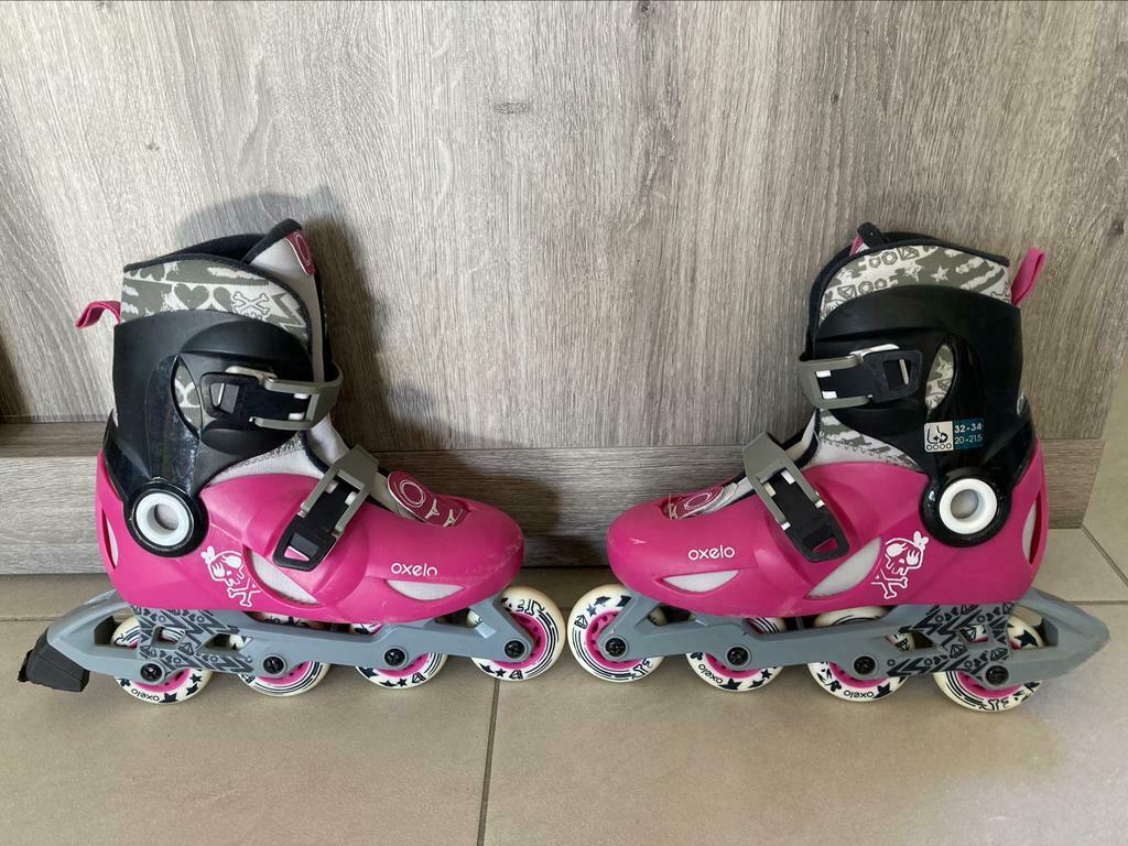 Rollers OXELO 32-34, Gebruikt