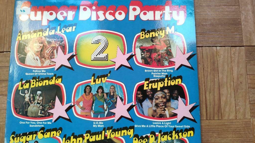 Super disco party 2 compilatie 1978 elpee LP rode vinyl, Ophalen of Verzenden, 12 inch, Overige genres