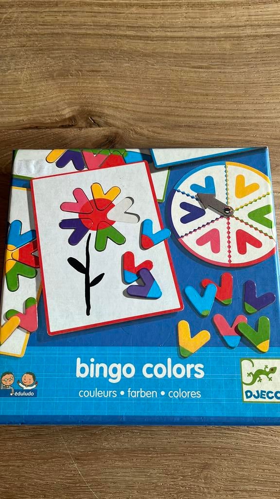 Bingo colors, Hobby en Vrije tijd, Gezelschapsspellen | Overige, Ophalen, Zo goed als nieuw